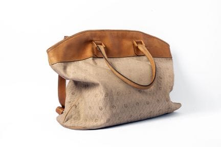DIOR
Sac de voyage en toile tissée monogrammée de 