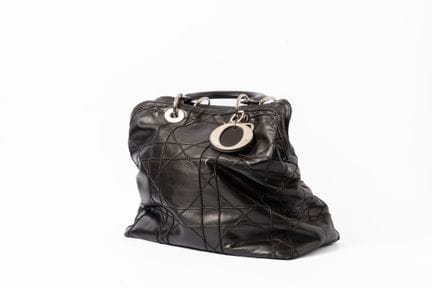 DIOR
Borsa Grandville in tessuto trapuntato nero. 