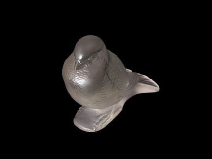 R.LALIQUE Francia
Oggetto in vetro raffigurante un