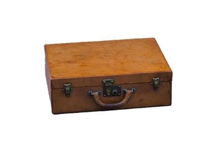 LOUIS VUITTON
Maleta / neceser de piel de vaca nat