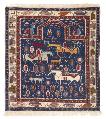 Tapis MARASALI 
Caucase- Chirvan. Milieu du 20e si