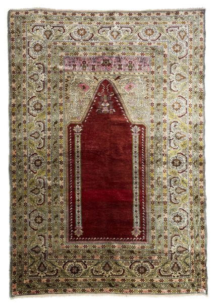 Tapis CÉSARÉE/KAYCÉRI en Soie 
Asie Mineure centra