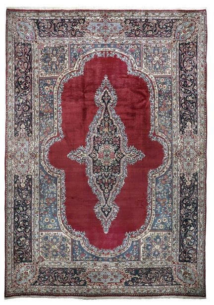 Tapis YAZD 
Iran. Milieu du XXe siècle.
Velours en
