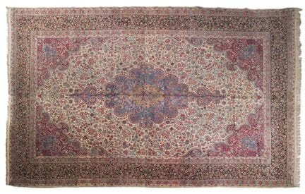 Très important tapis KIRMAN 
Perse. Début du XXème