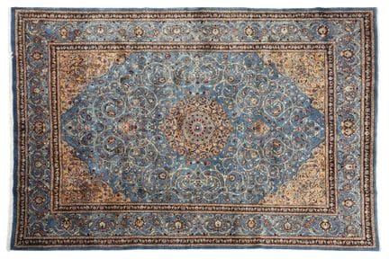 Tapis KACHAN 
Iran. Fin du 20e siècle
Velours en l