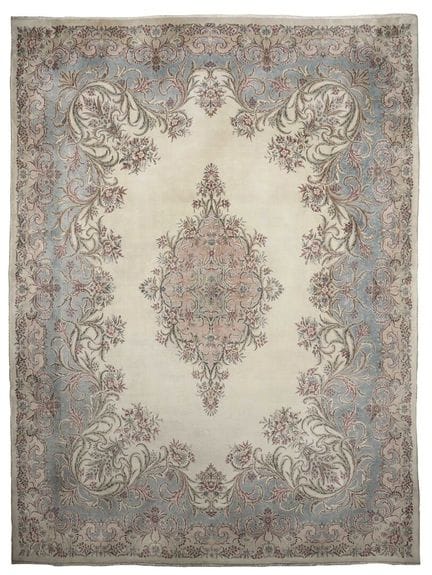 Tapis KIRMAN 
Iran. Milieu du XXe siècle
Velours e