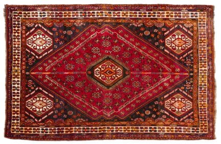 Tapis KASHGAI
Iran. milieu du 20e siècle. 
Velours
