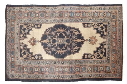 Ancien et original tapis MAHAL 
Perse. Fin 19e
Vel