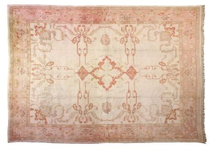 Important et magnifique tapis OUCHAK-SMYRNE 
Asie 