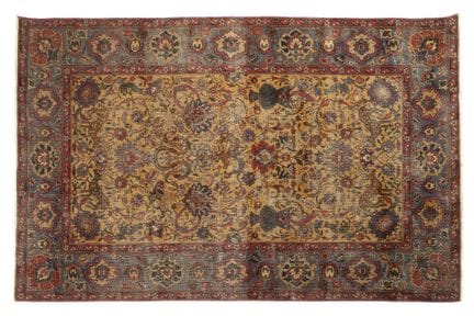 Rare et antique tapis ISPAHAN 
Perse. XVIIIe siècl