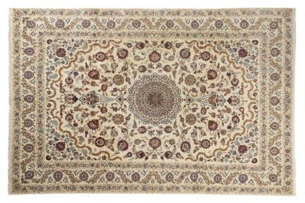 Tapis KACHAN 
Iran. Milieu du 20e siècle. 
Velours