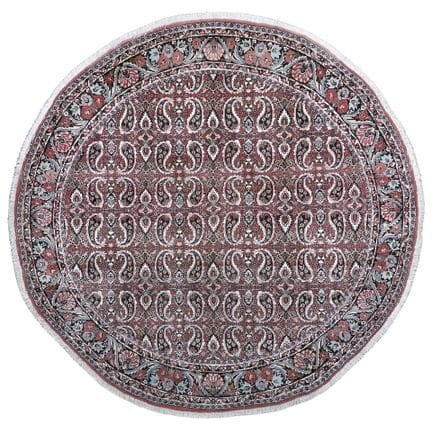 Tapis rond BIDJAR 
Iran. Fin du XXe siècle
Velours