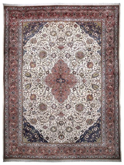 Tapis SAROUK (Iran)
Fin du XXe siècle
Velours en l