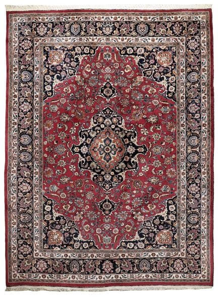 Tapis MÉCHED. (Iran)
Milieu du XXe siècle.
Velours