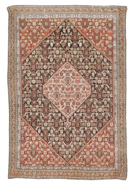 Très fin et ancien tapis SENNEH 
Nord-Ouest de la 