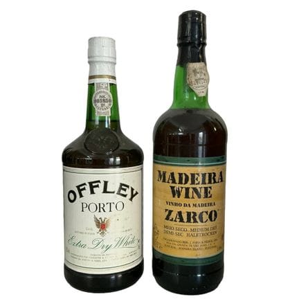 Madeira-Wein + Offley Porto – Set aus zwei alten F