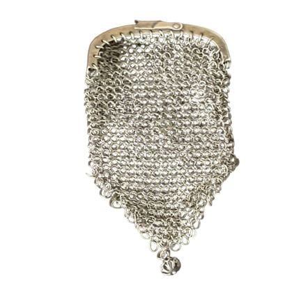 Porte-monnaie en maille d'argent portugais, XIXe/X