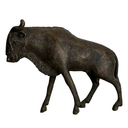 Bronzeskulptur Bronzeskulptur, die einen Stier in 