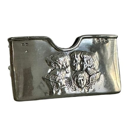Porte-cartes de visite Porte-cartes en argent angl