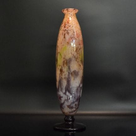 Schlanke Balustervase  Muller Frères, Lunéville, 2