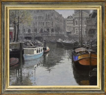 Auf dem Kanal   Korte, Hennie de geb. 1941 Utrecht