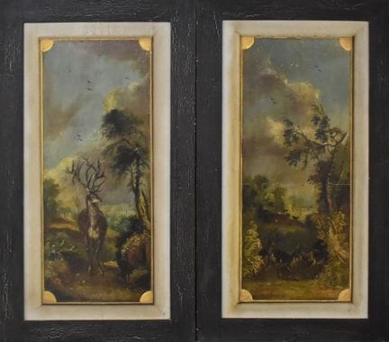 Ein Paar Paneele Jeweils auf Vorderseite kassettie