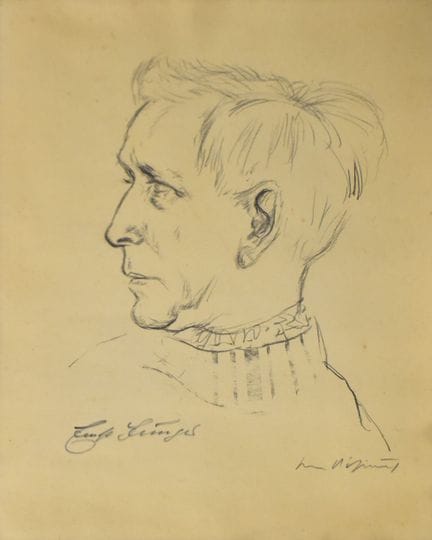 Portrait von Ernst Jünger   Ficus, André 1919 Berl