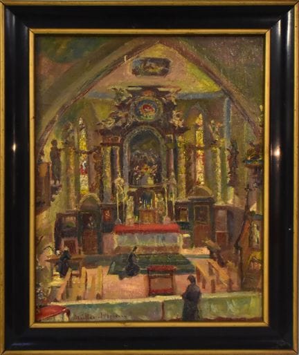 Kircheninterieur   Müller-Werlau, Peter Paul  1866