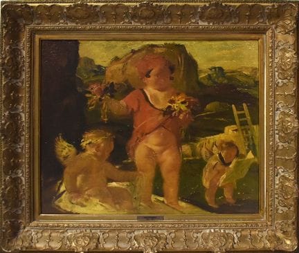 Drei Putten   Hengeler, Adolf 1863 Kempten - 1927 