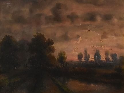 Kanal im Abendlicht   Soeterik, Theodor 1810 Utrec