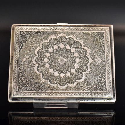 Zigarettenetui     Silber. Marken: 84 u.a. 1 x 10 
