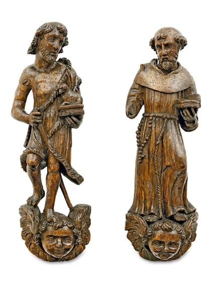Hl. Johannes d. T. und Hl. Franziskus v. Assisi Je