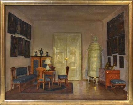 Interieur   Vidovszky, Bela 1883 Gyoma - 1973 Buda
