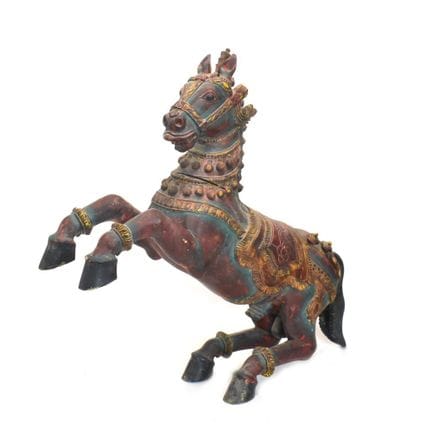 Steigendes Pferd  Indien, 19./20. Jh. (wohl) |   H