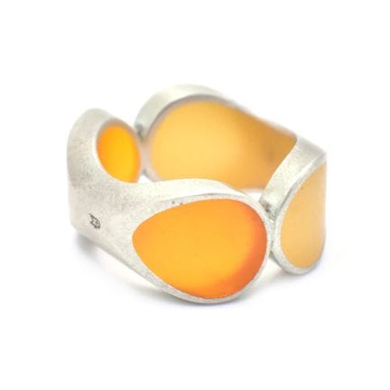 Ring "Doppeltüte"  Monika Jakubec |   Silber, Kuns