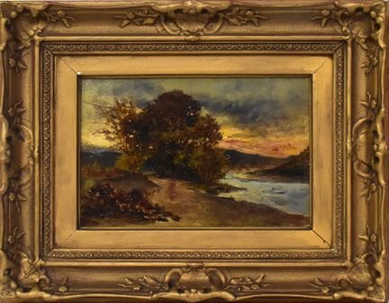 Herbstliche Flusslandschaft   Willroider, Ludwig 1