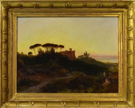 Toskanalandschaft   Zimmermann, Albert 1809 Zittau