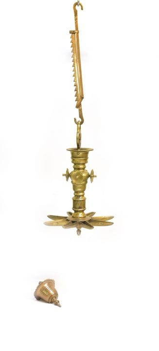 Sabbatlampe Achtflammige Brennschale, Balusterscha