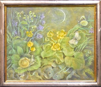 Nachtfalter und Sommerblumen   Steppes, Erica 1904