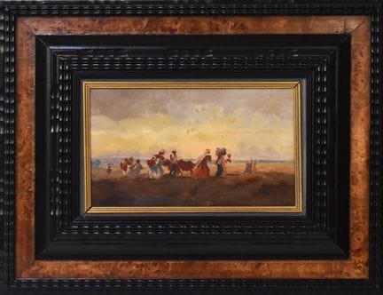 Wandernde Nomaden   Baisch, Hermann (wohl) 1846 Dr