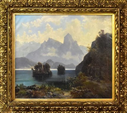 Blick auf den Lauerzersee   Sckell, Ludwig 1833 Sc