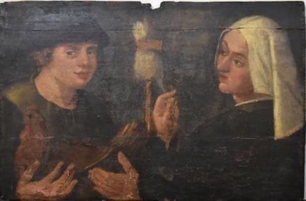 Bauernpaar Regelbesteuerung.  Niederlande 17./18. 