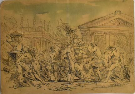 Bacchanal   Ertinger, Franz (?)  1669 Immenstadt -