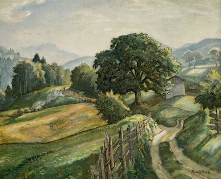 Sonniger Almweg   Sieck, Rudolf 1877 Rosenheim - 1