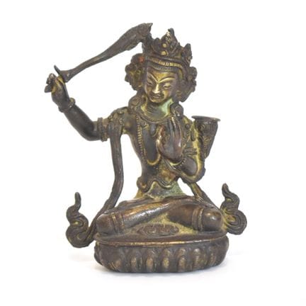 Sitzender Manjushri  Wohl Tibet oder Nepal |   Bro