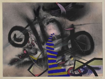Abstrakte Komposition   Rauh, Caspar Walter 1912 W