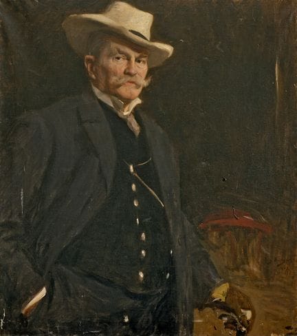 Porträt Georg Hirth   Burger, Fritz 1867 München -