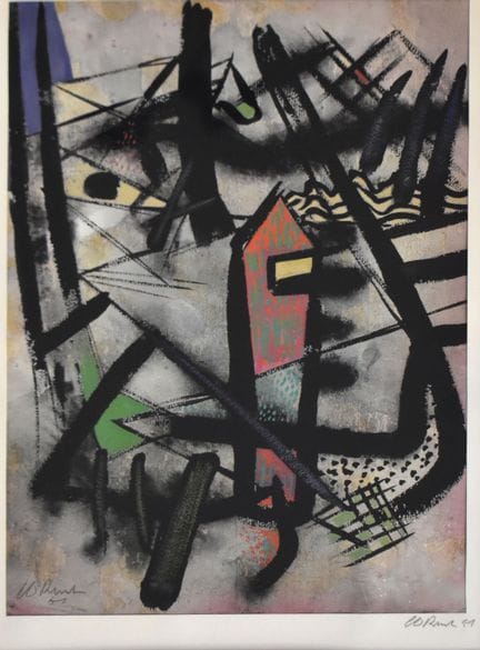 Abstrakte Komposition   Rauh, Caspar Walter 1912 W