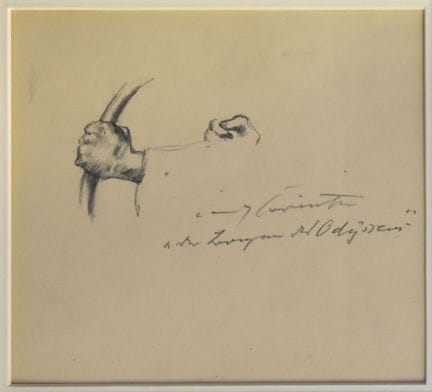 Handstudie   Corinth, Lovis 1858 Tapiau - 1925 Zan