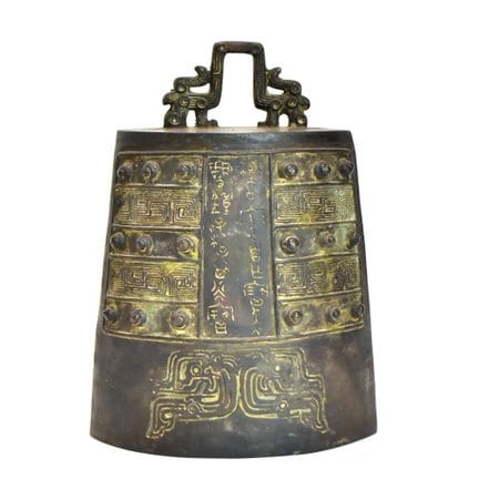 Glocke  China, 19./20. Jh. |   Bronze.  H. 34 cm. 